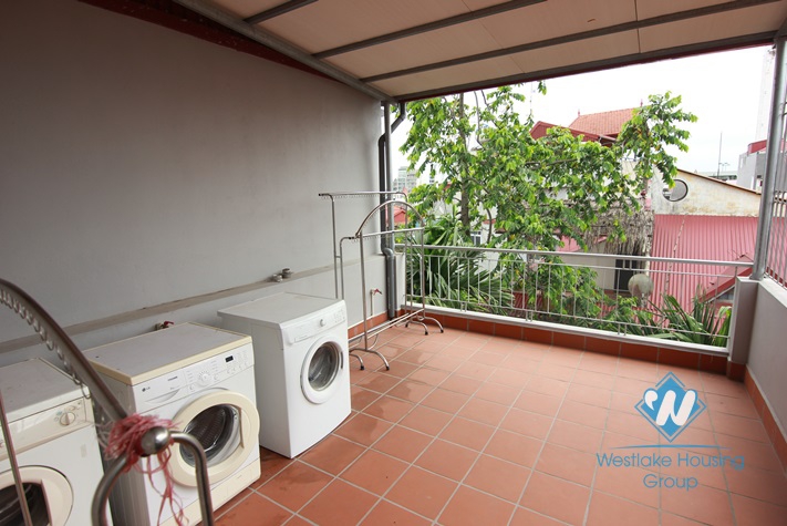 Nice six- floor house for rent in Tay Ho, Hanoi with overlooking views